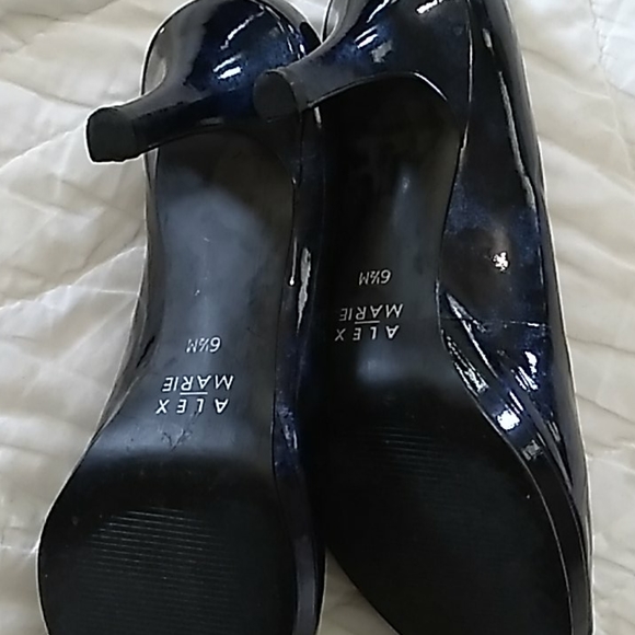 (Sh#08) Alex Marie Black Cashmere pumps - Picture 4 of 6